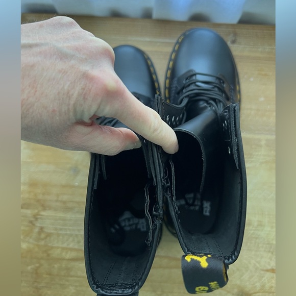 Dr Marten 1460 Extreme Lace Smooth Leather Boots Size 9 New - Picture 7 of 12